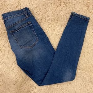 Like new Loft Denim Blue high waist skinny Jeans size 26/2